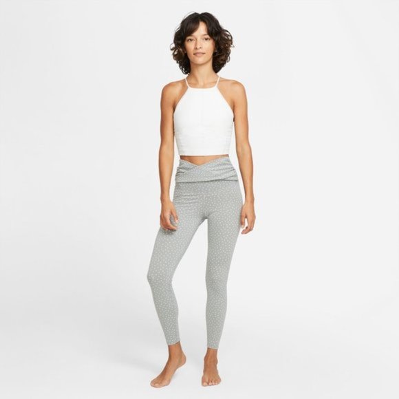 Nike Yoga Dots Twist 7/8 Leggings - Picture 1 of 7